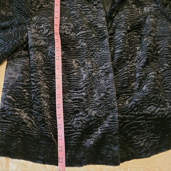 Chico's women's black short light velour jacket wide sleeved size 2 =(large/12) - Picture 4 of 14